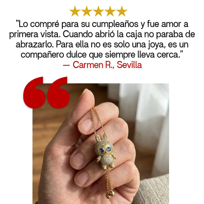 “A Mi Princesita” Collar Labubu Corazón