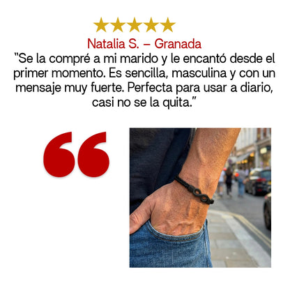 “Para Mi Hombre” Pulsera Infinito Eterno