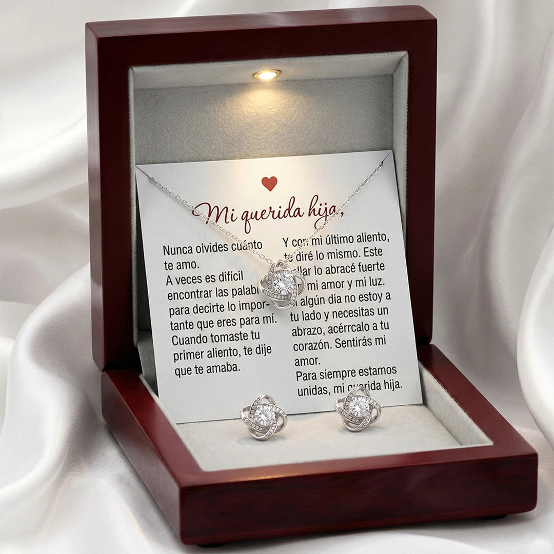 “Mi Guerira Hija” Collar Unión Eterna