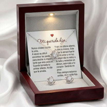 “Mi Guerira Hija” Collar Unión Eterna