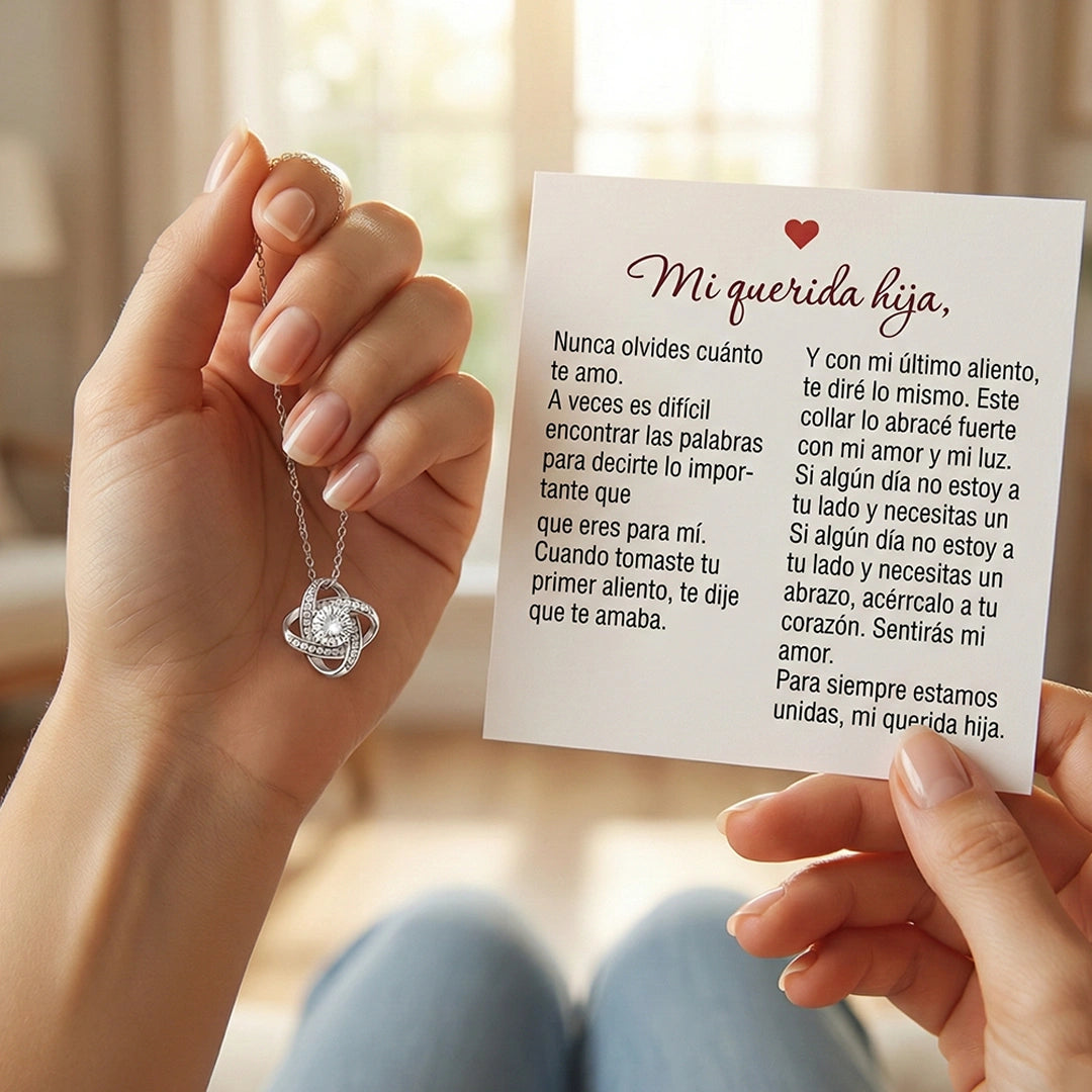 “Mi Guerira Hija” Collar Unión Eterna