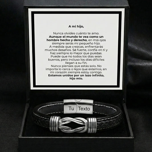 “A mi hijo” Pulsera Nudo Eterno