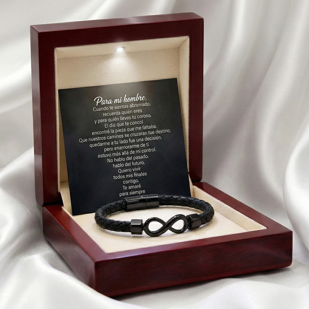 “Para Mi Hombre” Pulsera Infinito Eterno
