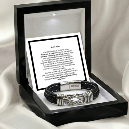“A mi hijo” Pulsera Nudo Eterno