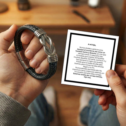 “A mi hijo” Pulsera Nudo Eterno