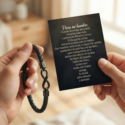 “Para Mi Hombre” Pulsera Infinito Eterno