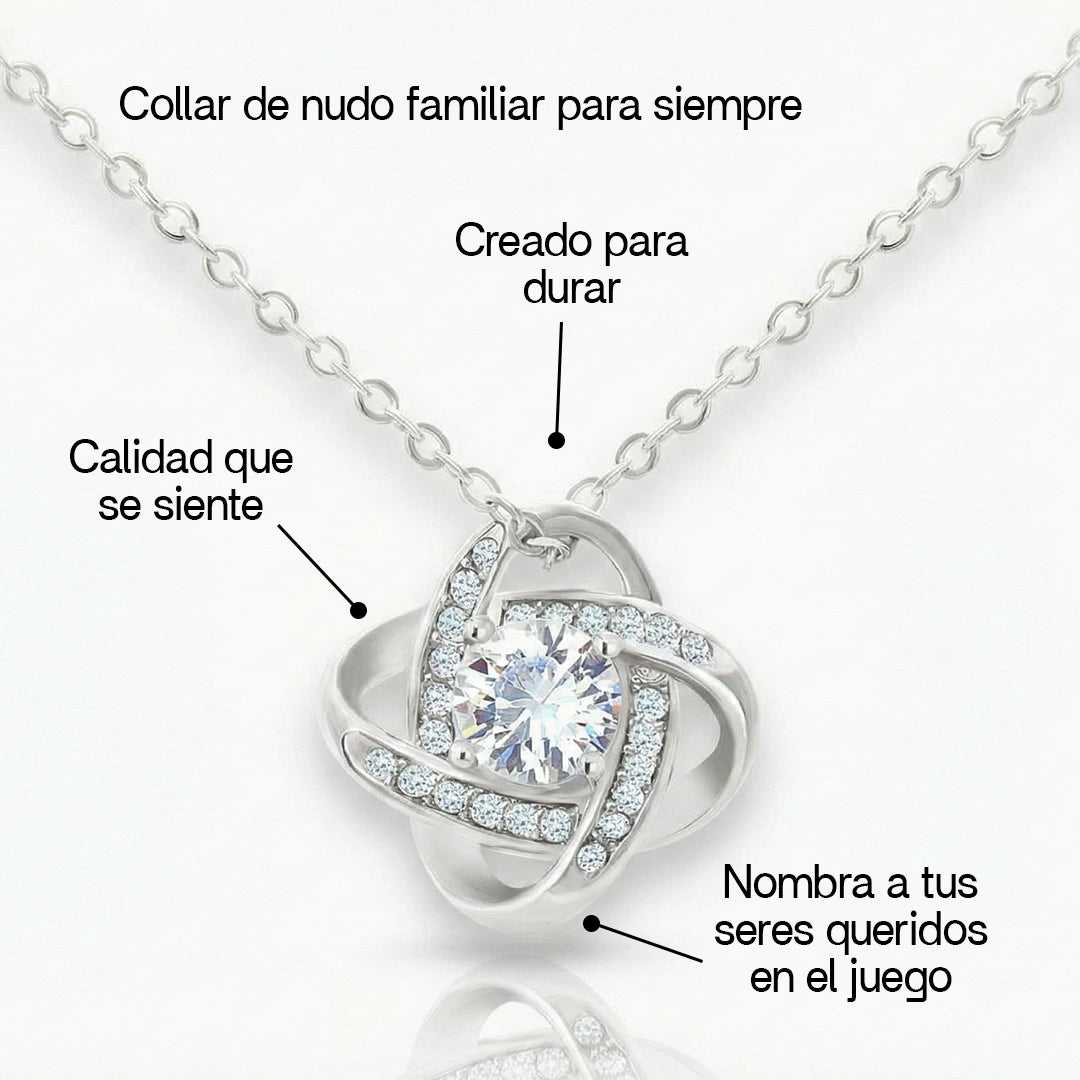 “Mi Guerira Hija” Collar Unión Eterna