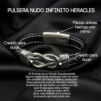 “A mi hijo” Pulsera Nudo Eterno