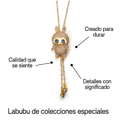 “A Mi Princesita” Collar Labubu Corazón