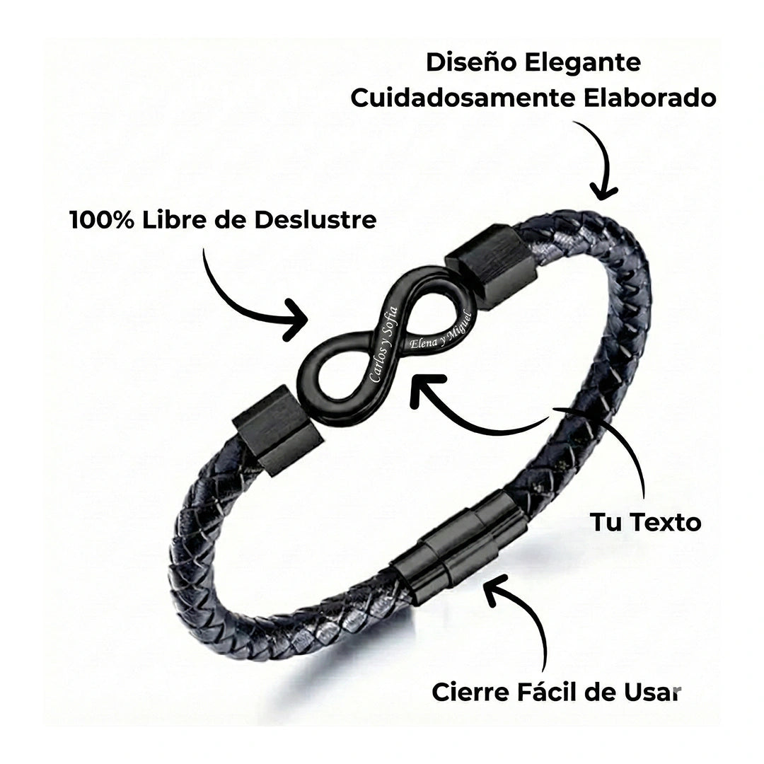 “Para Mi Hombre” Pulsera Infinito Eterno
