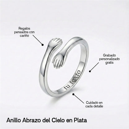 Collar y Anillo Abrazo Infinito