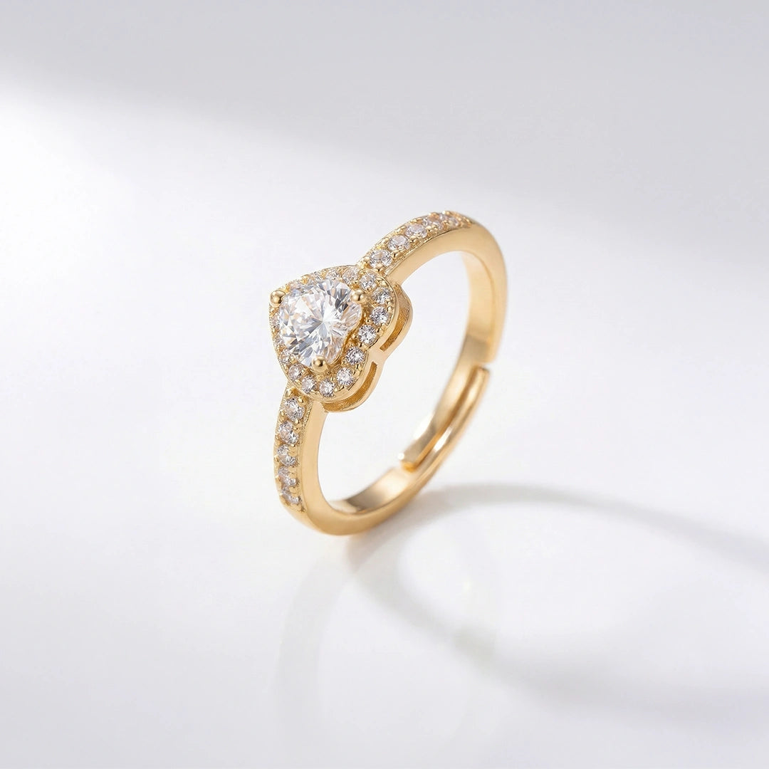 “Para Mi Hija” – Collar Trébol con Anillo Corazón