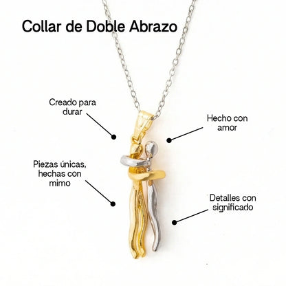 Collar y Anillo Abrazo Infinito
