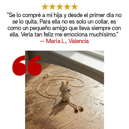 “A Mi Princesita” Collar Labubu Corazón