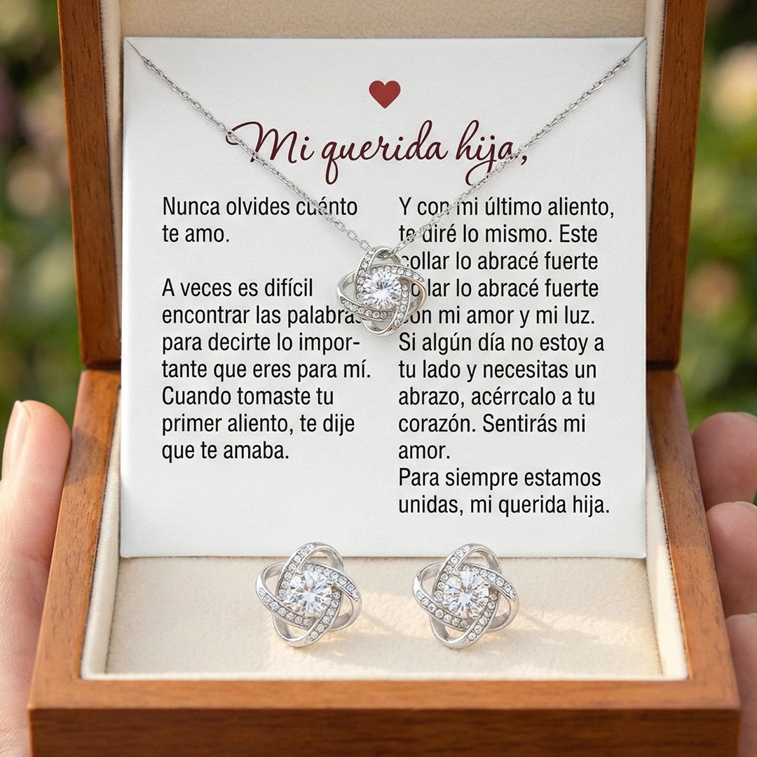 “Mi Guerira Hija” Collar Unión Eterna