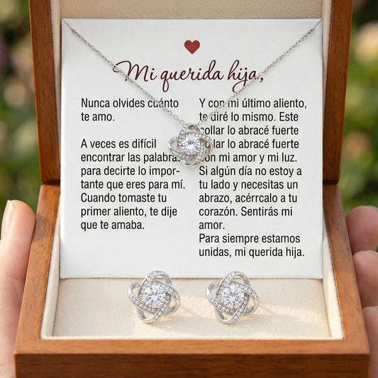 “Mi Guerira Hija” Collar Unión Eterna