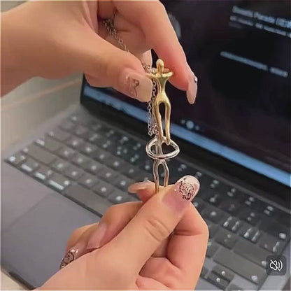 Collar y Anillo Abrazo Infinito